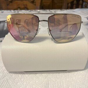 NWT Michael Kors Silver Mirrored Sunglasses 11088F